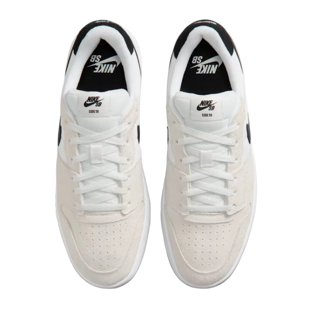 NIKE SB Code 58 Shoe - White/Black/Summit White/Black