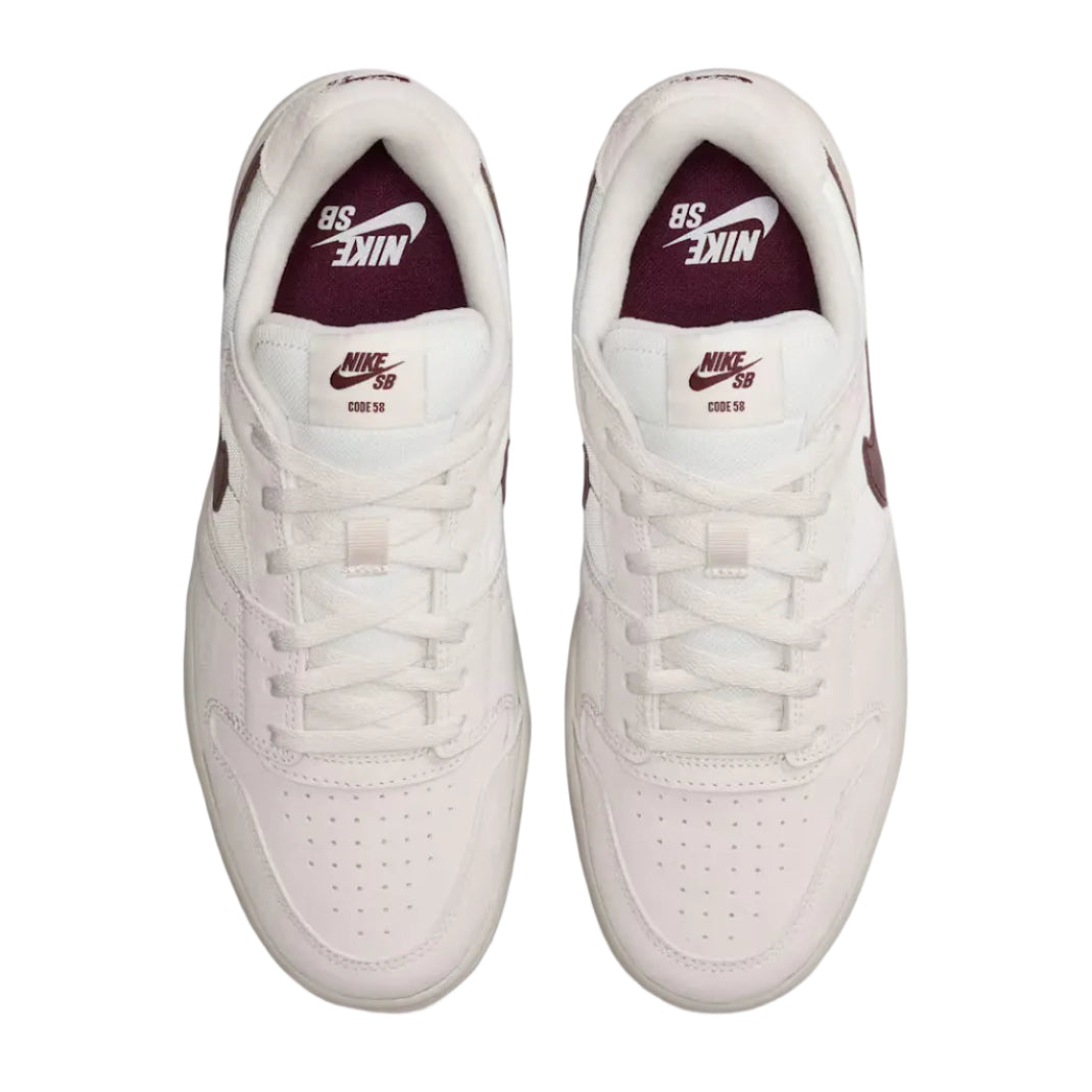 NIKE SB Code 58 Shoe - Summit White/Mystic Dates/Phantom