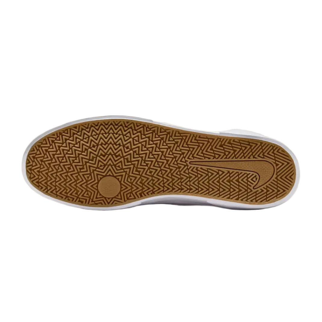 NIKE SB Malor Shoe - White/Summit White/Gum Light Brown/Black