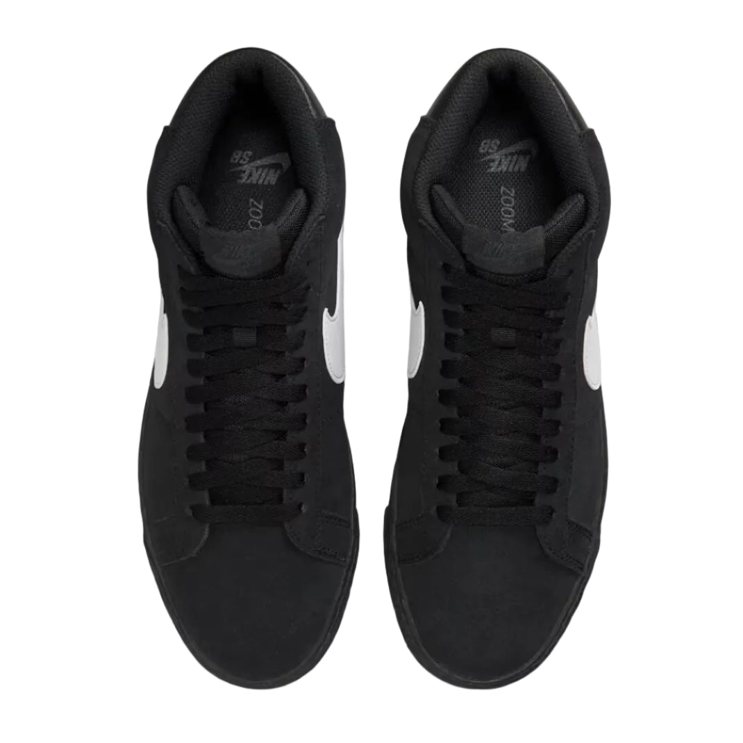 NIKE SB Zoom Blazer Mid Shoe - Black/Black/Black/White