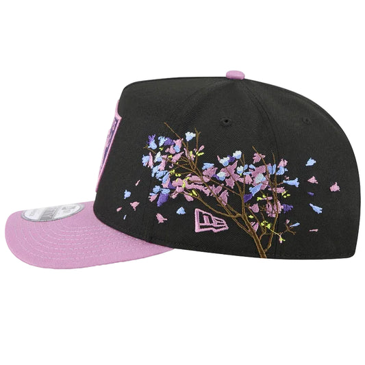 NEW ERA Las Vegas Raiders Jacaranda 9FORTY A-Frame Snapback Cap - Black/Purple