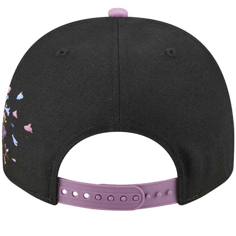 NEW ERA Los Angeles Dodgers Jacaranda 9FORTY A-Frame Snapback Cap - Black/Purple