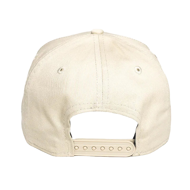 NEW ERA Los Angeles Dodgers 9FORTY A-Frame Snapback Cap - Stone/Black