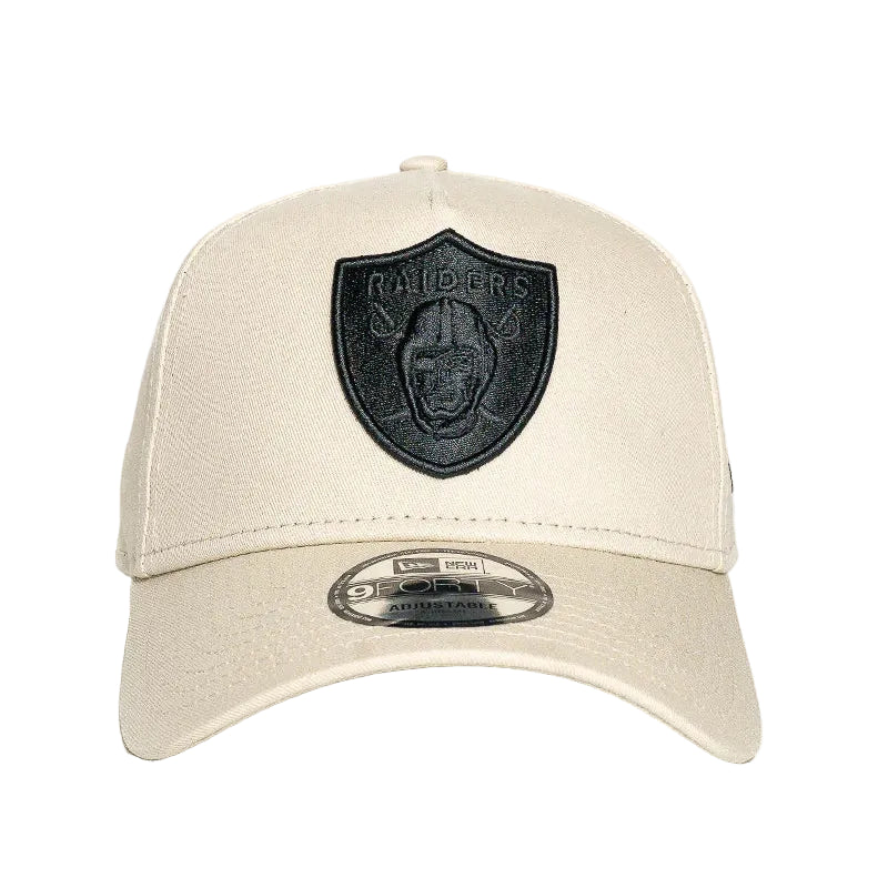 NEW ERA Las Vegas Raiders 9FORTY A-Frame Snapback Cap - Stone/Black