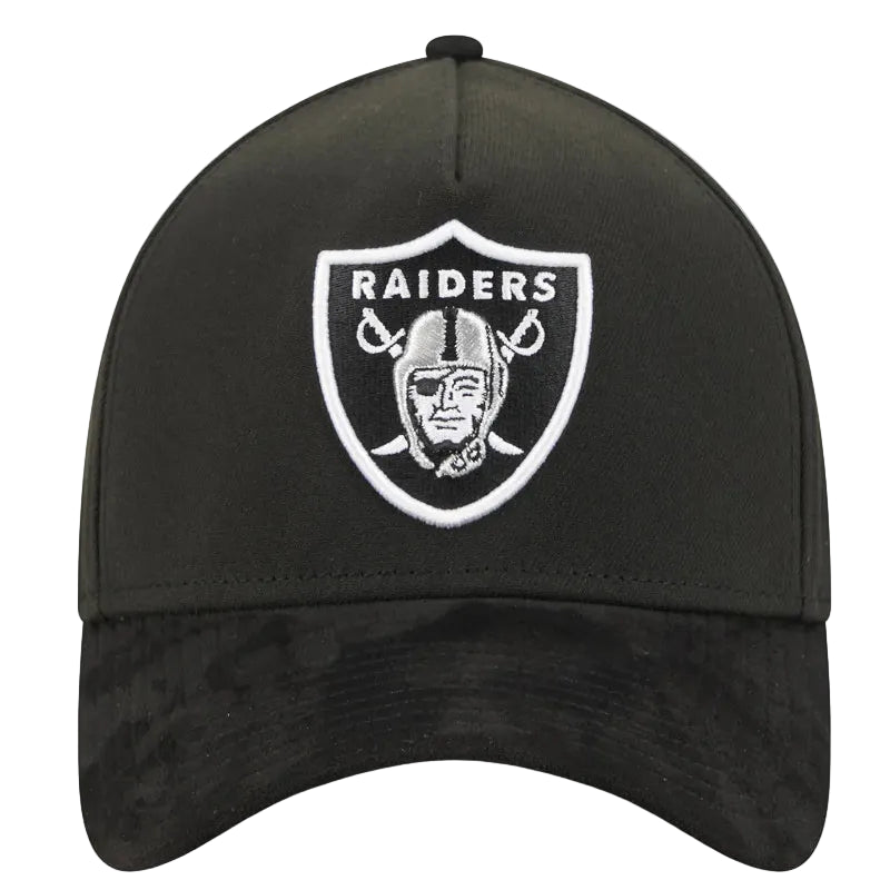 NEW ERA Las Vegas Raiders NFL Suede 39THIRTY A-Frame Stretch Fit Cap - OTC