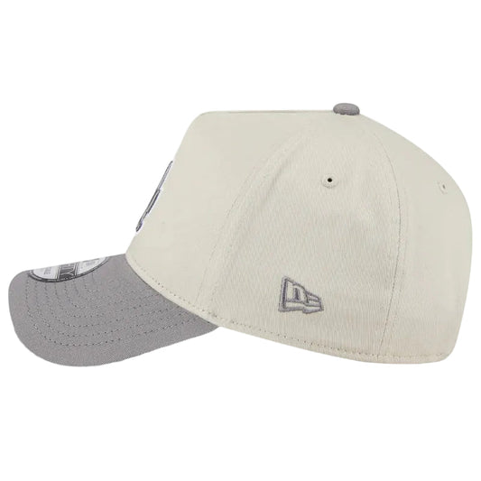 NEW ERA Los Angeles Dodgers Stone Storm Two Tone 9FORTY A-Frame Snapback Cap - Stone/Storm Grey