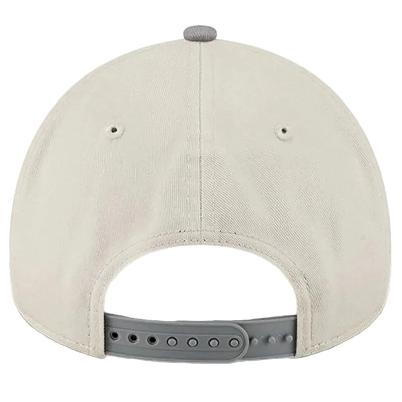 NEW ERA Los Angeles Dodgers Stone Storm Two Tone 9FORTY A-Frame Snapback Cap - Stone/Storm Grey