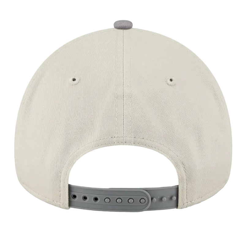NEW ERA Las Vegas Raiders Stone Storm Two Tone 9FORTY A-Frame Snapback Cap - Stone/Storm Grey