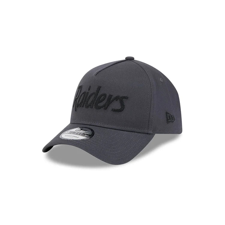 NEW ERA Las Vegas Raiders Higher Grade 9FORTY A-Frame Snapback Cap - Graphite/Black