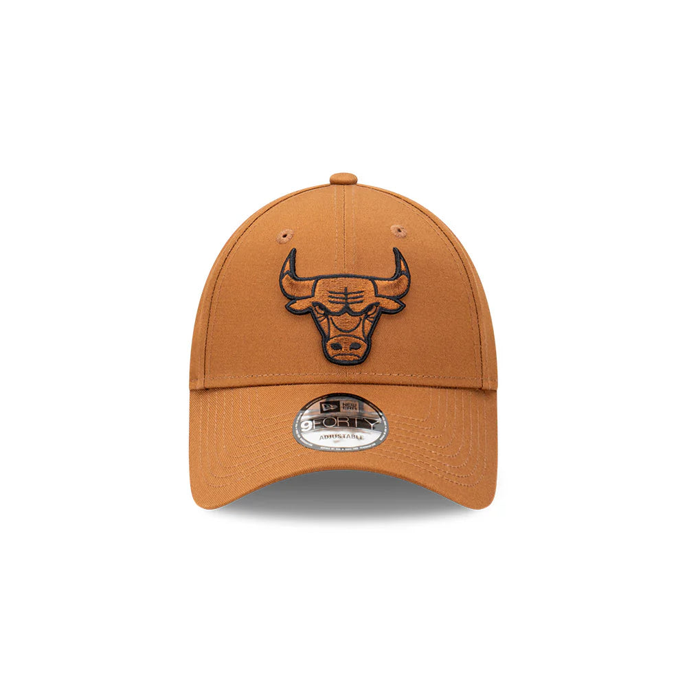 NEW ERA Chicago Bulls 9FORTY Snapback Cap - Burnt Almond