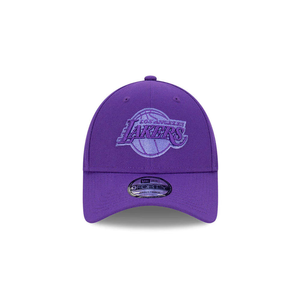 NEW ERA Los Angeles Lakers Mono 9FORTY Snapback Cap - Mauve