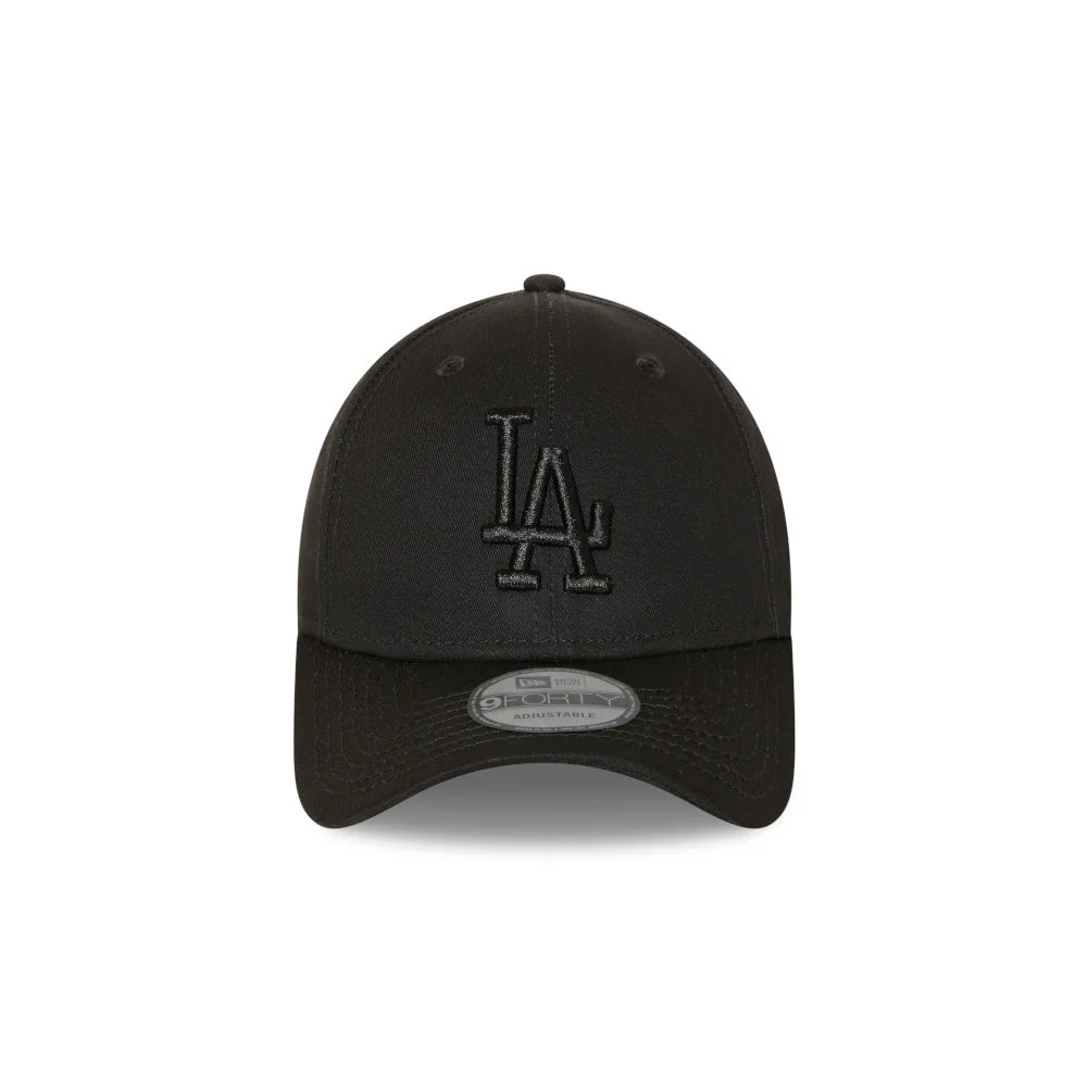 NEW ERA Los Angeles Dodgers 9FORTY Strapback Cap - Black/Black