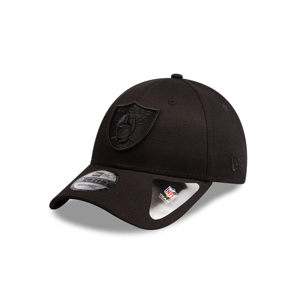 NEW ERA Las Vegas Raiders 9FORTY Strapback Cap - Black/Black