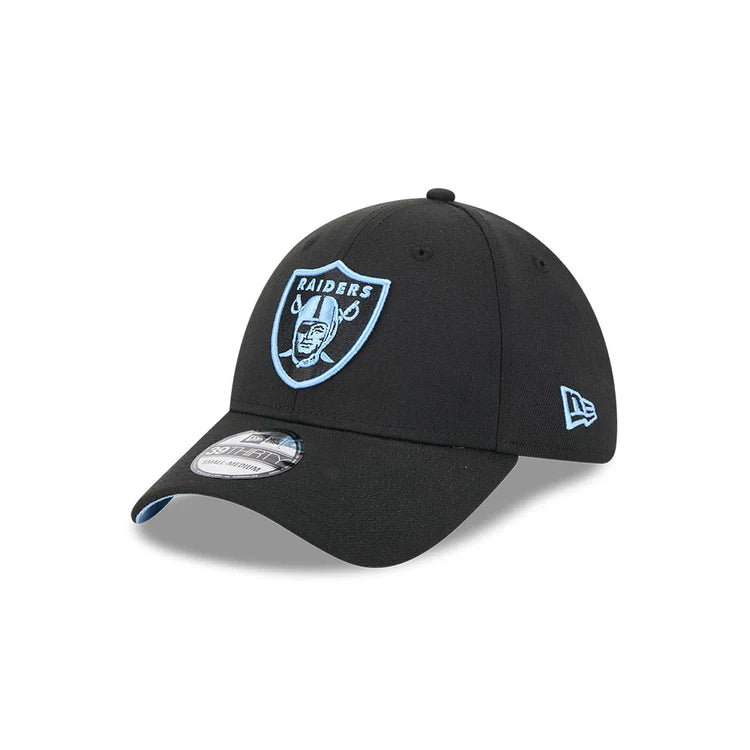 NEW ERA Las Vegas Raiders 39THIRTY Stretch Fit Cap - Black/Sky