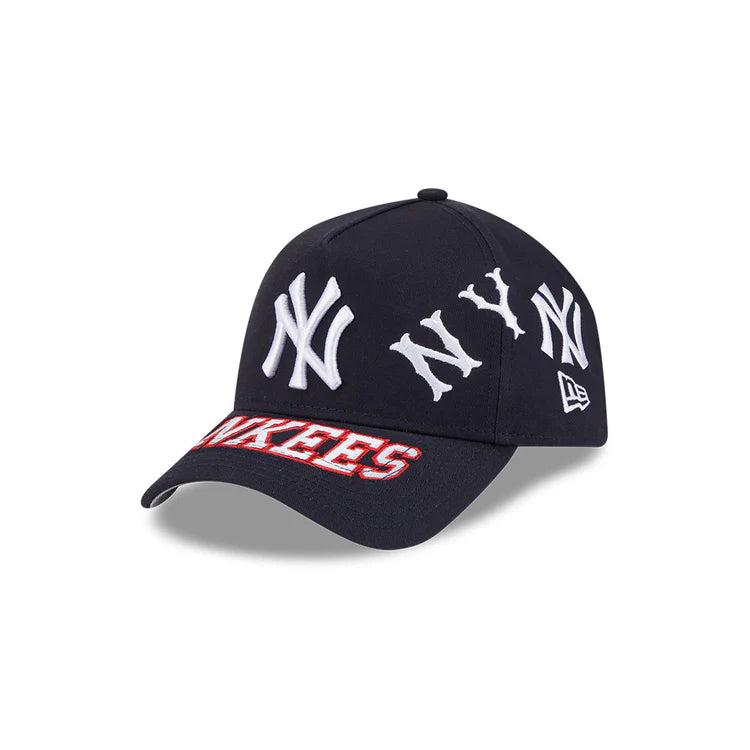 NEW ERA New York Yankees NBA All Over 9FORTY A-Frame Snapback Cap - OTC