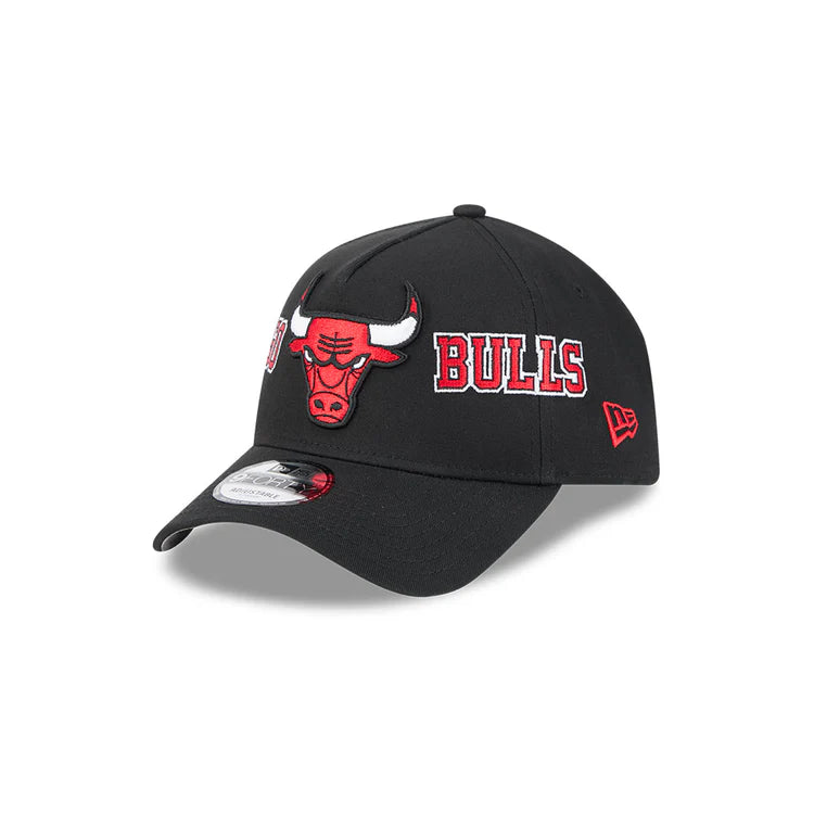 NEW ERA Chicago Bulls NBA Team Split 9FORTY A-Frame Snapback Cap - OTC