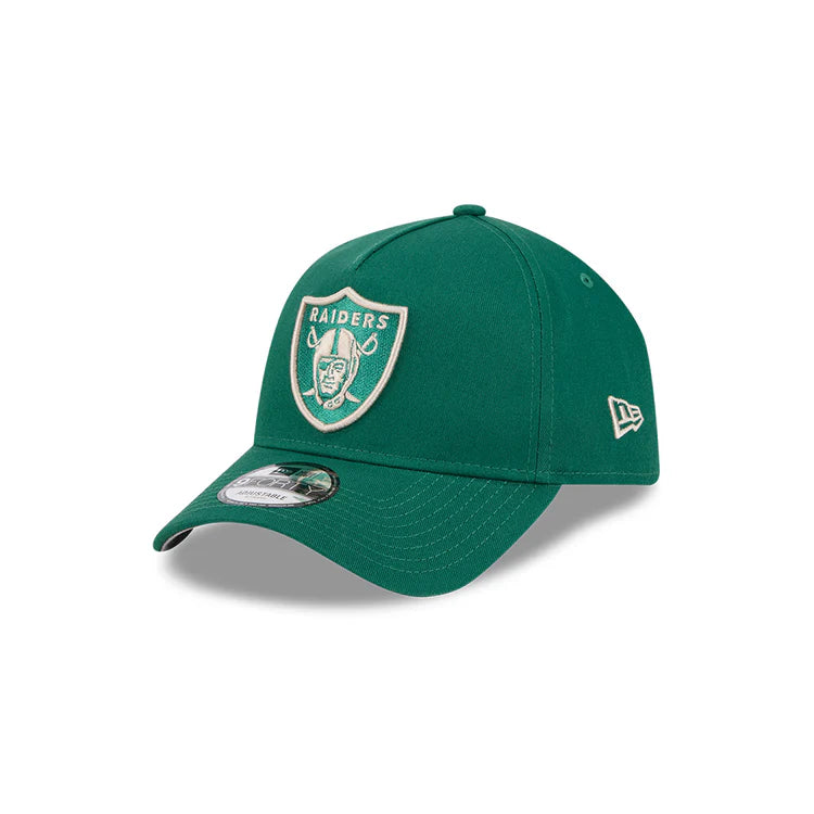 NEW ERA Las Vegas Raiders 9FORTY A-Frame Snapback Cap - Deep Emerald