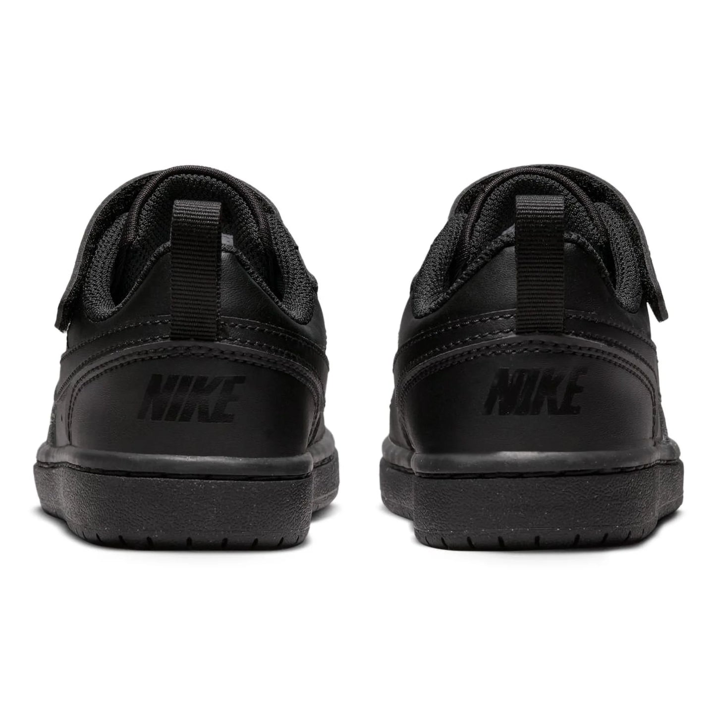 NIKE Court Borough Recraft Youth Low Shoe - Black/Black/Black