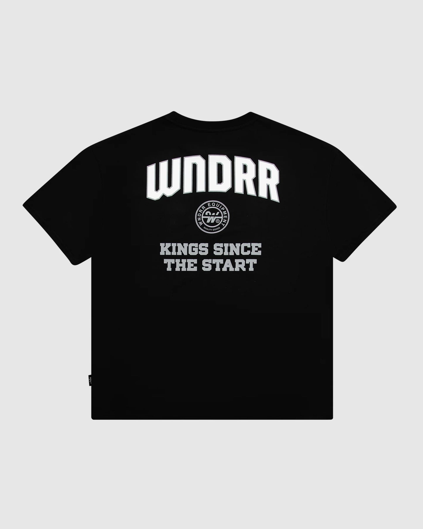 WNDRR Major Box Fit Mens Tee - Black