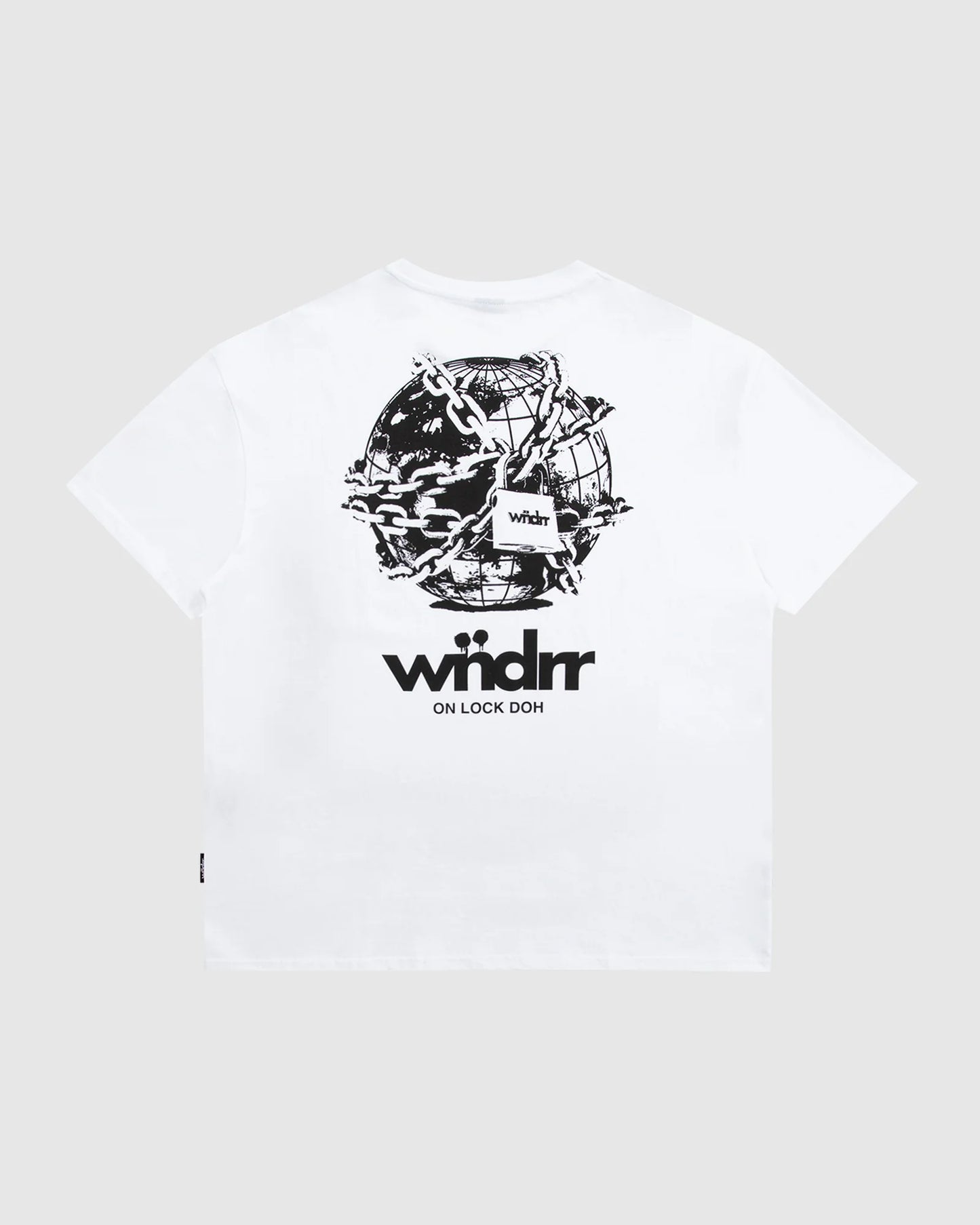 WNDRR Lock Doh Box Fit Mens Tee - White