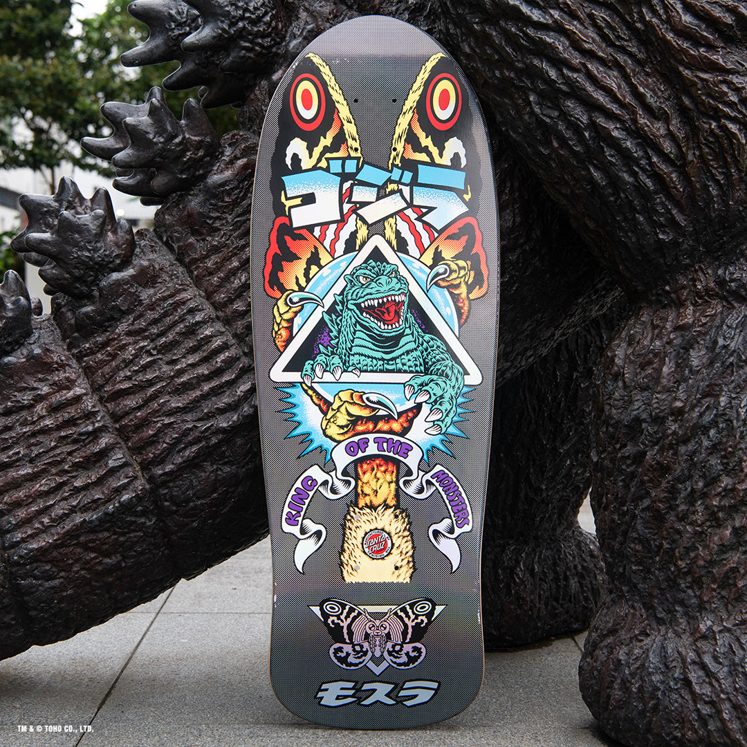 SANTA CRUZ x GODZILLA Mothra Natas 10.538 X 30.14 Cruiser Deck - Black