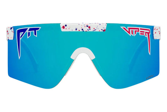 PIT VIPER The Merika Original 2.0 Sunglasses - White/Polarized Blue