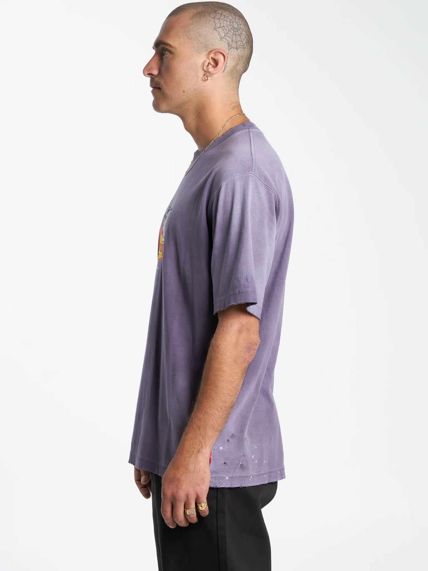 WORSHIP Controlled Burn Mens Tee - Greystone