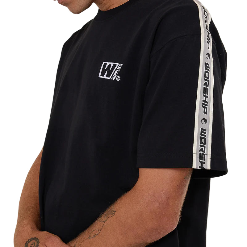 WORSHIP Pacer Mens Tee - Black