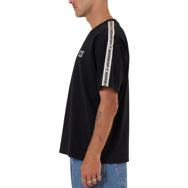 WORSHIP Pacer Mens Tee - Black