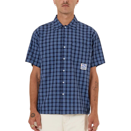 WORSHIP Removal Mens Shirt - Bell Air Blue