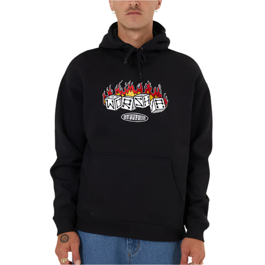 WORSHIP Snake Eyes Mens Hoodie - Black