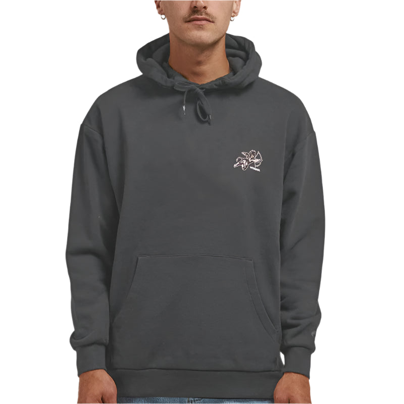 WORSHIP Cherub Mens Hoodie - Worn Black