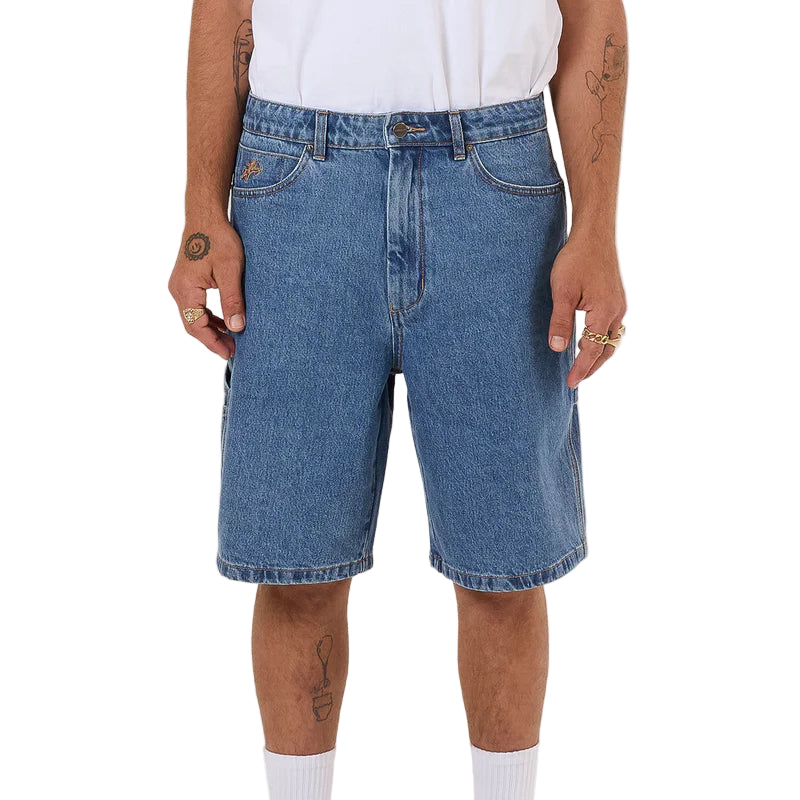 WORSHIP Glazed And Confused Mens Carpenter Short - Sky High Blue