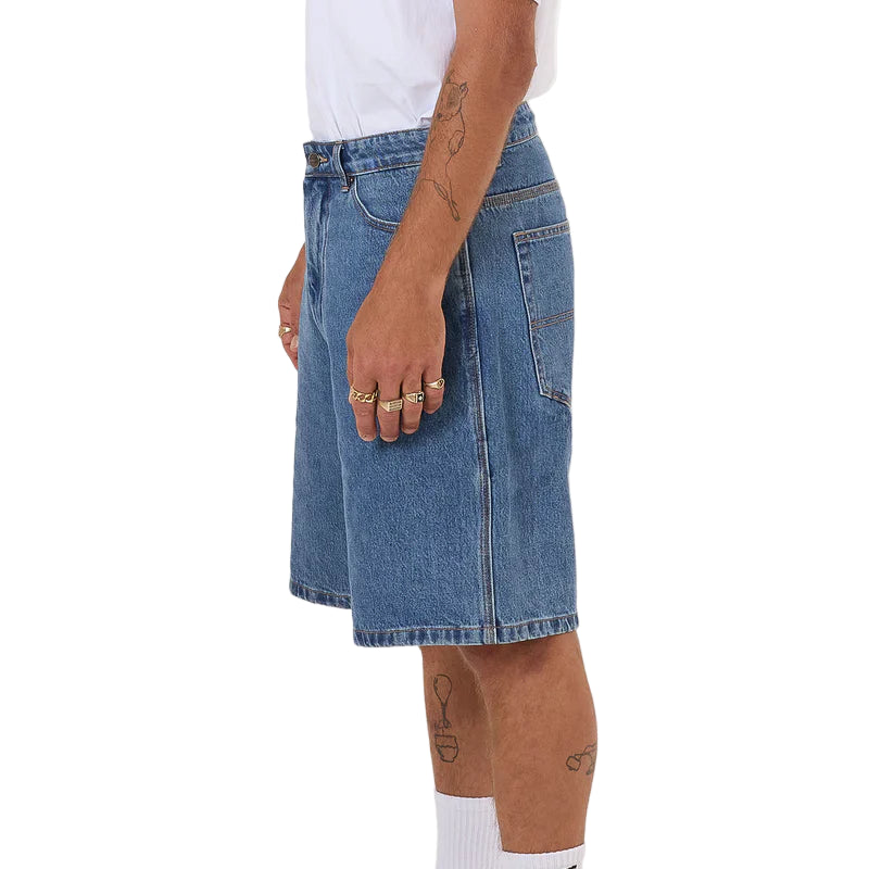 WORSHIP Glazed And Confused Mens Carpenter Short - Sky High Blue