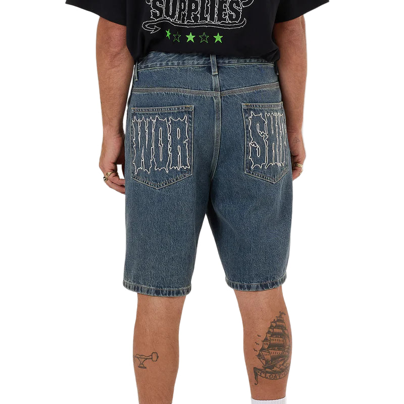 WORSHIP Logorama Big Dawg Mens Jean Short - Odyssey