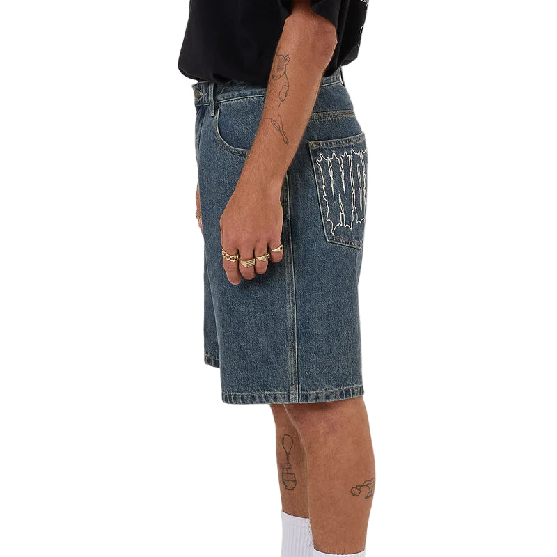 WORSHIP Logorama Big Dawg Mens Jean Short - Odyssey