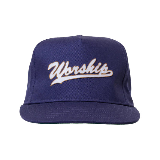 WORSHIP Major League Snapback Cap - Medieval Blue