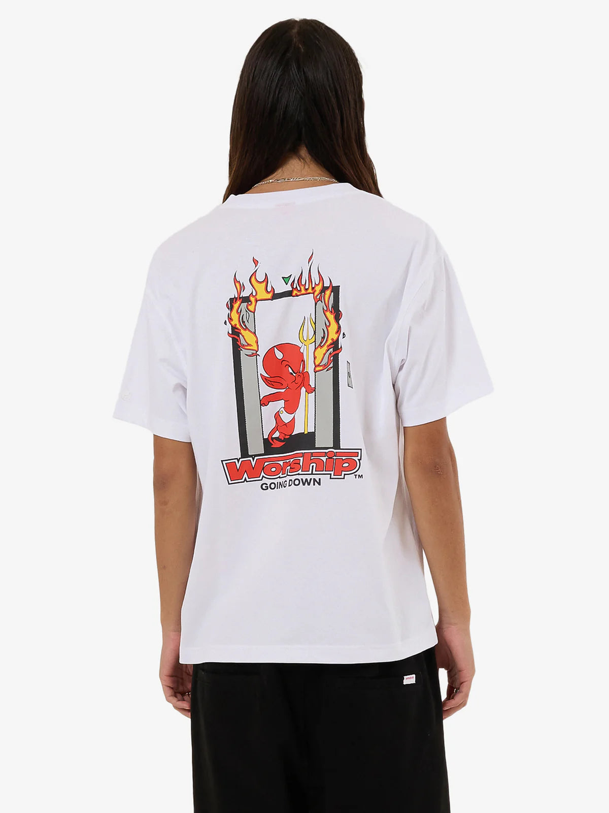 WORSHIP Basement Mens Tee - White