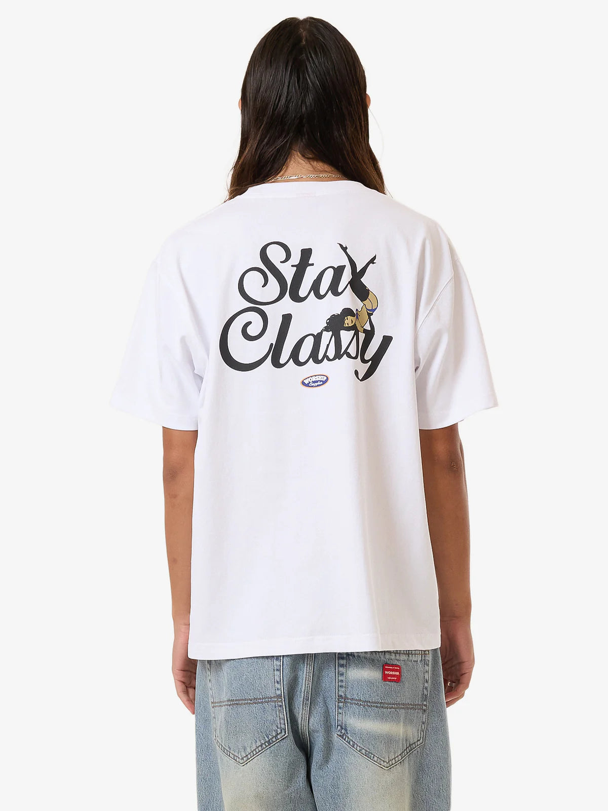 WORSHIP All Class Mens Tee - White