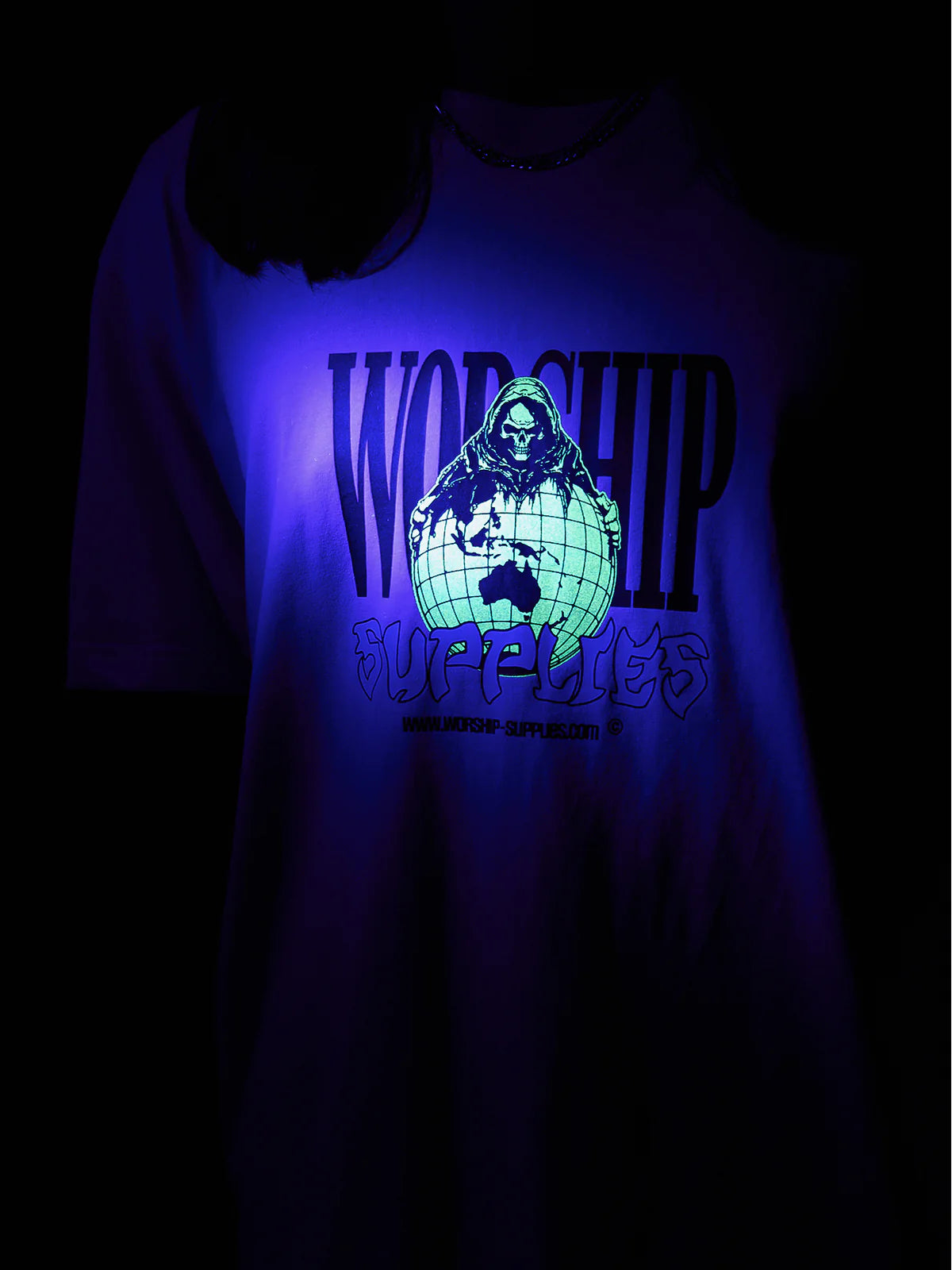 WORSHIP Domination Mens Tee - Lilac Chiffon