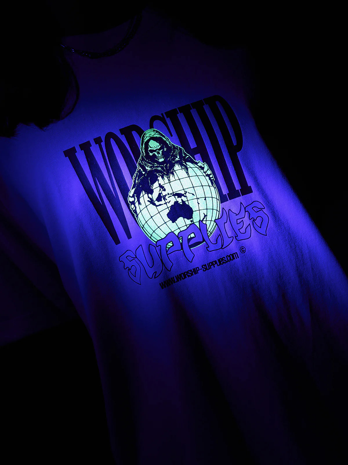 WORSHIP Domination Mens Tee - Lilac Chiffon