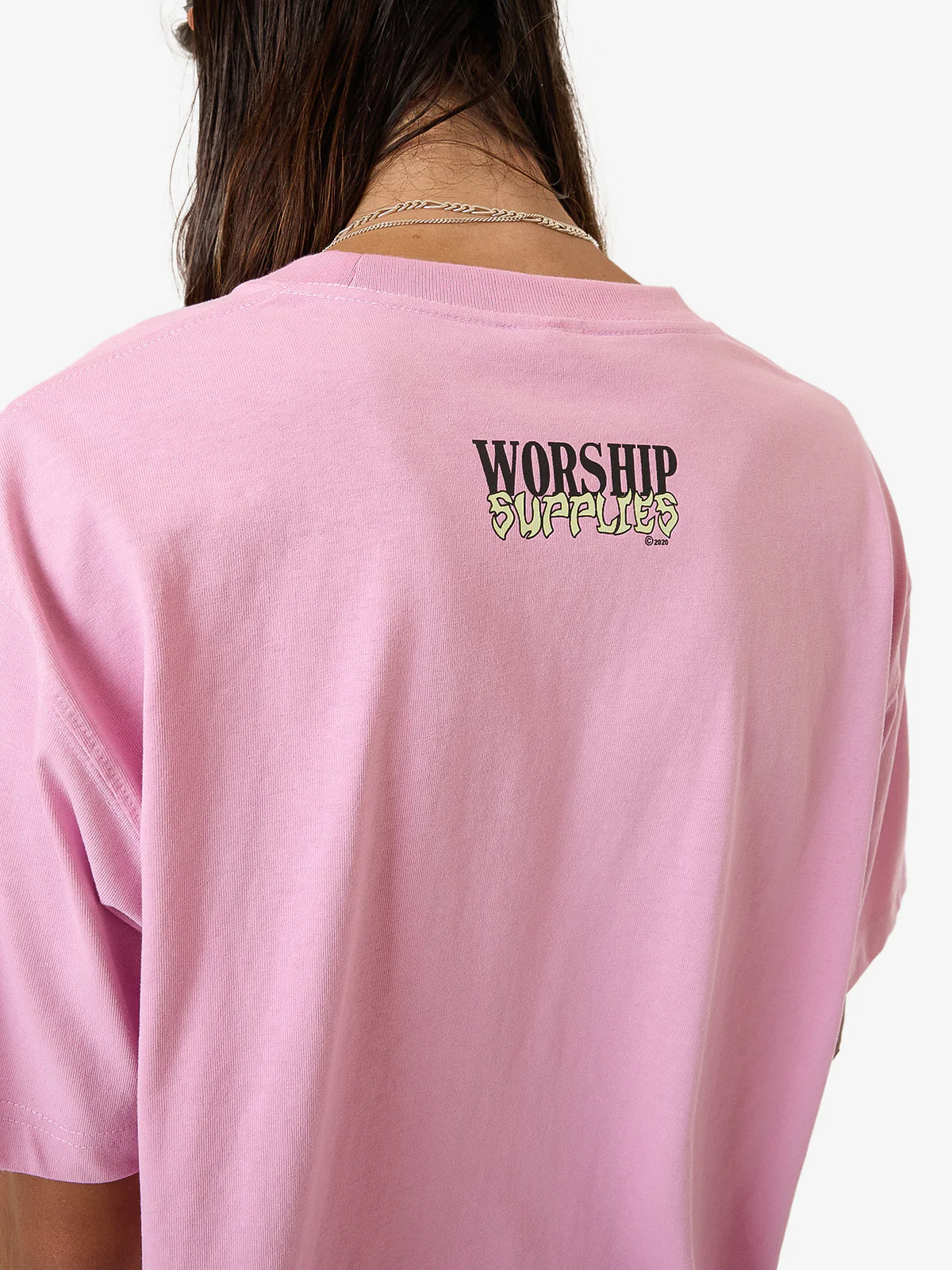 WORSHIP Domination Mens Tee - Lilac Chiffon