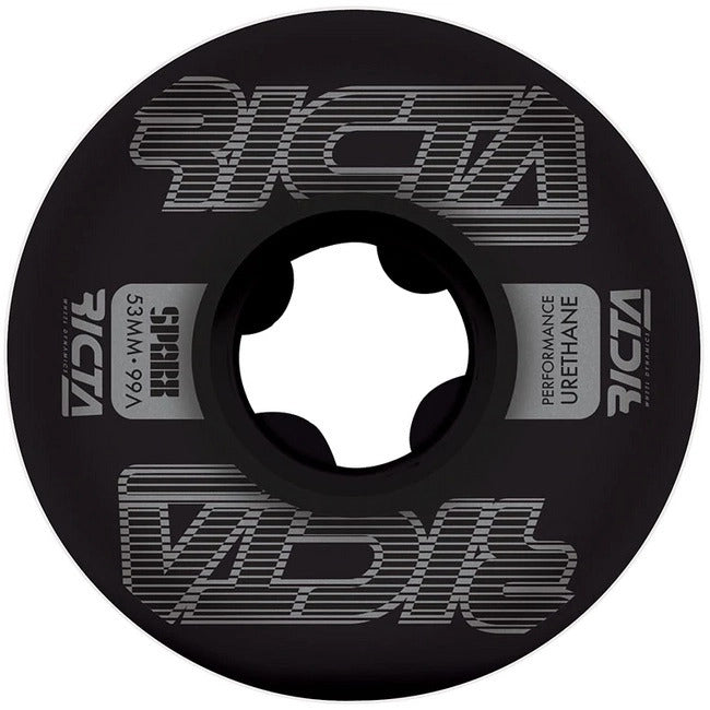 RICTA 99A Framework Spark 53mm Skateboard Wheels - Black