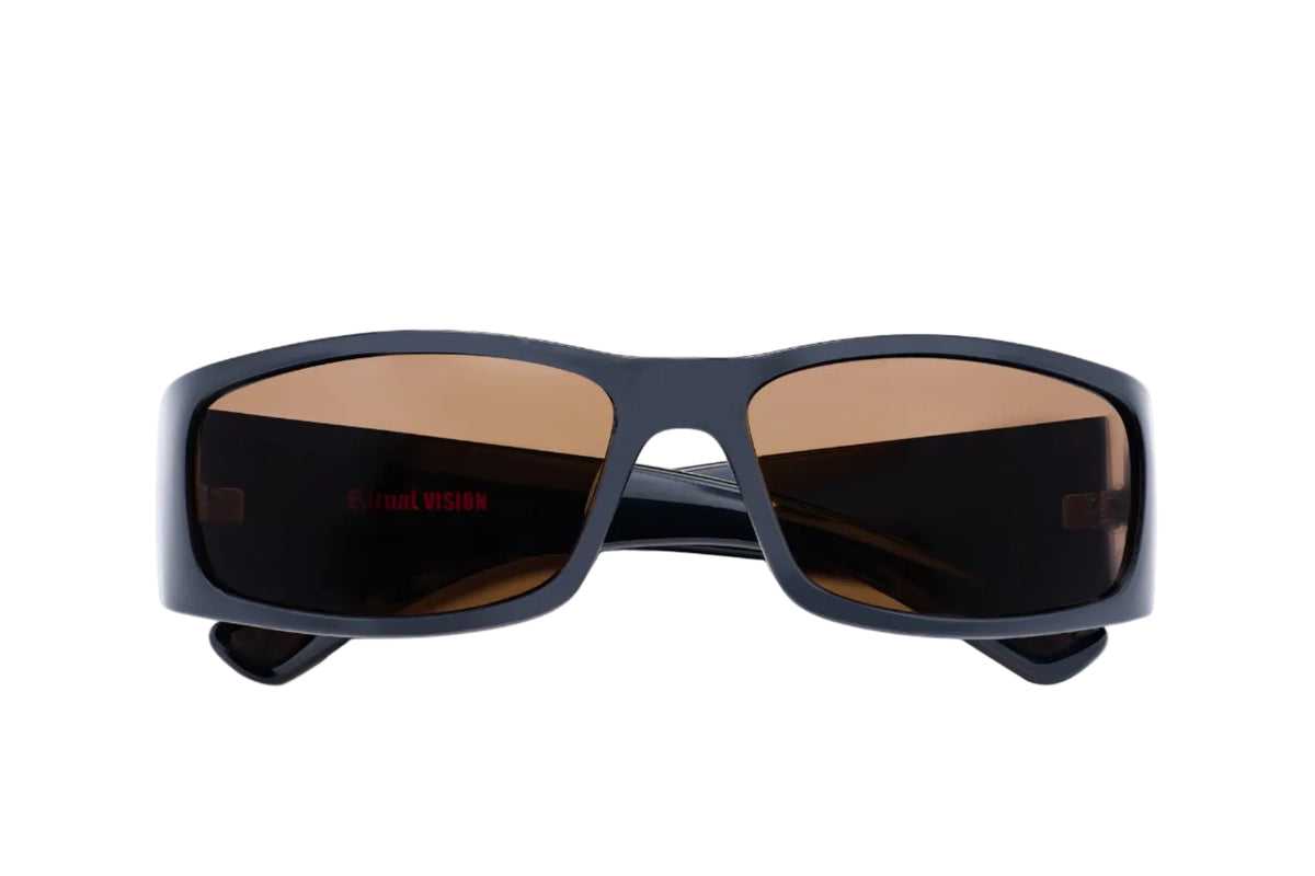 RITUAL VISION Doomsday Machine Polarised Sunglasses - Polished Black/Bronze