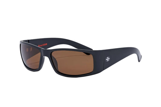 RITUAL VISION Doomsday Machine Polarised Sunglasses - Polished Black/Bronze