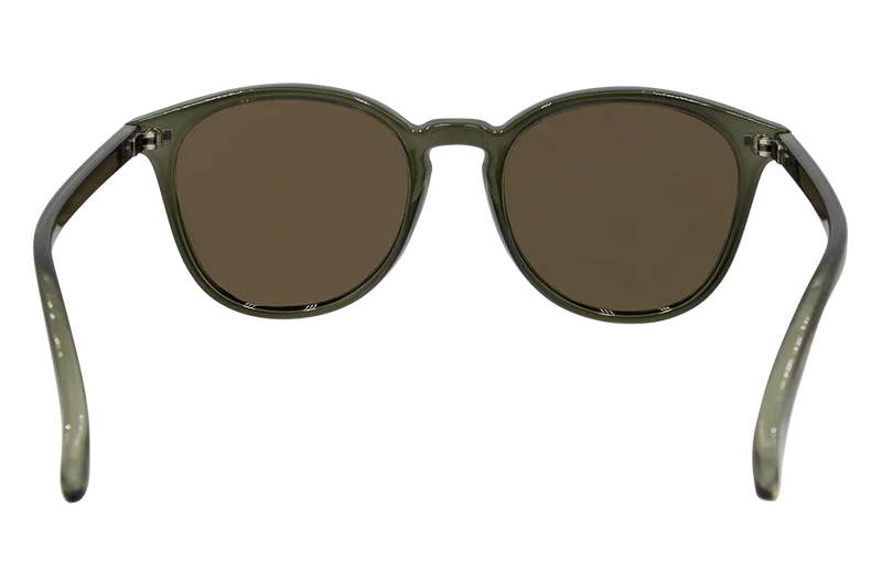 SIN Risky Business Polarised Sunglasses - Crystal Green/Brown