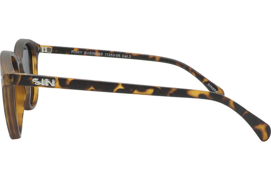 SIN Risky Business Polarised Sunglasses - Tort/Smoke