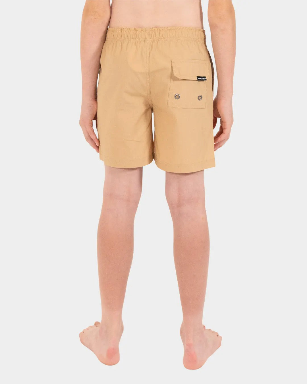 SANTA CRUZ MFG Cruzier Solid Youth Beach Short - Tan