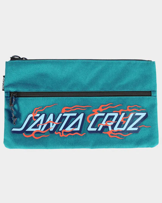 SANTA CRUZ Inferno Strip Pencil Case - Teal