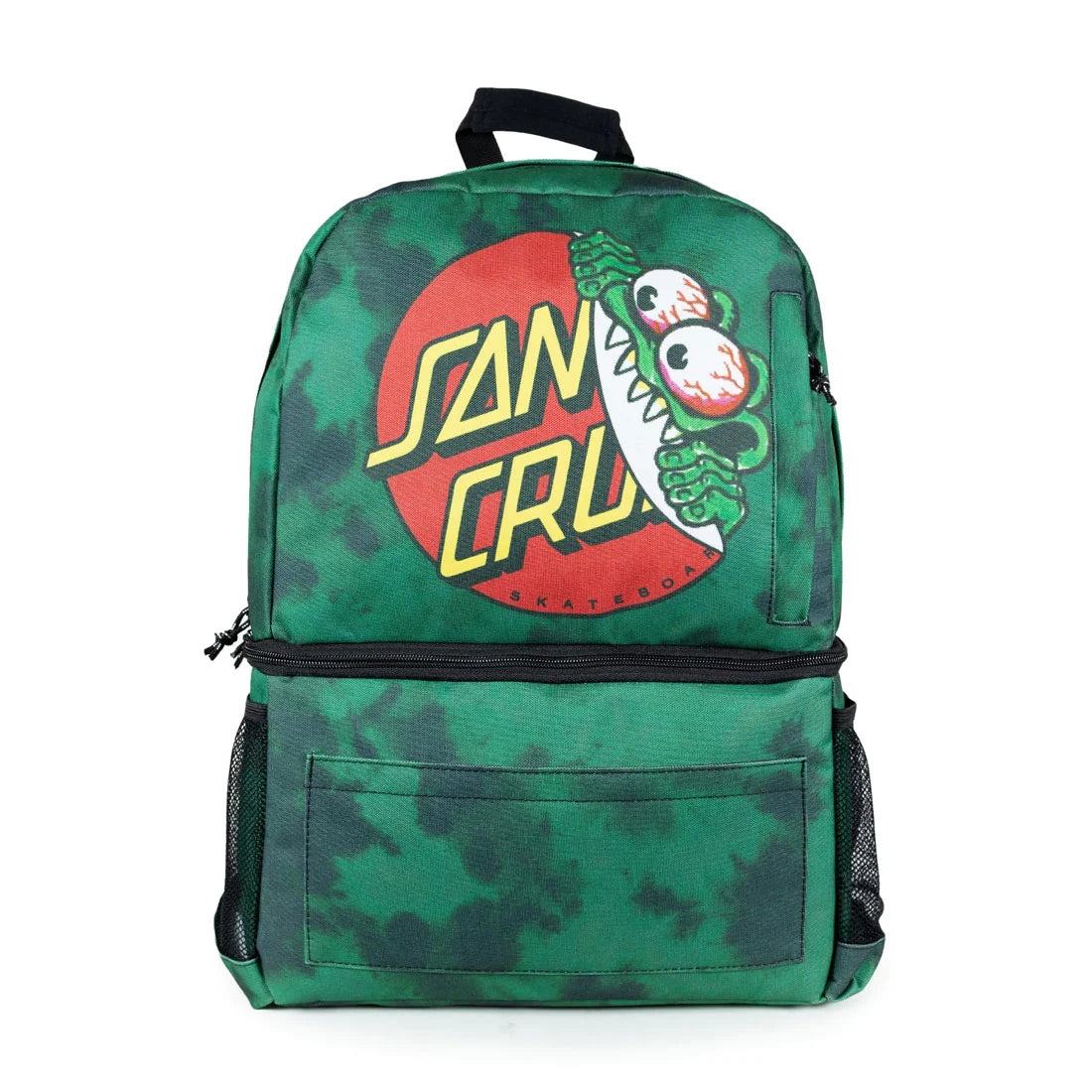 SANTA CRUZ Beware Dot Backpack - Green Tie Dye